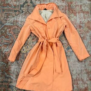 Brooks Brothers Coral Trench Coat